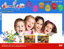 Tablet Screenshot of bouncenplay.ca
